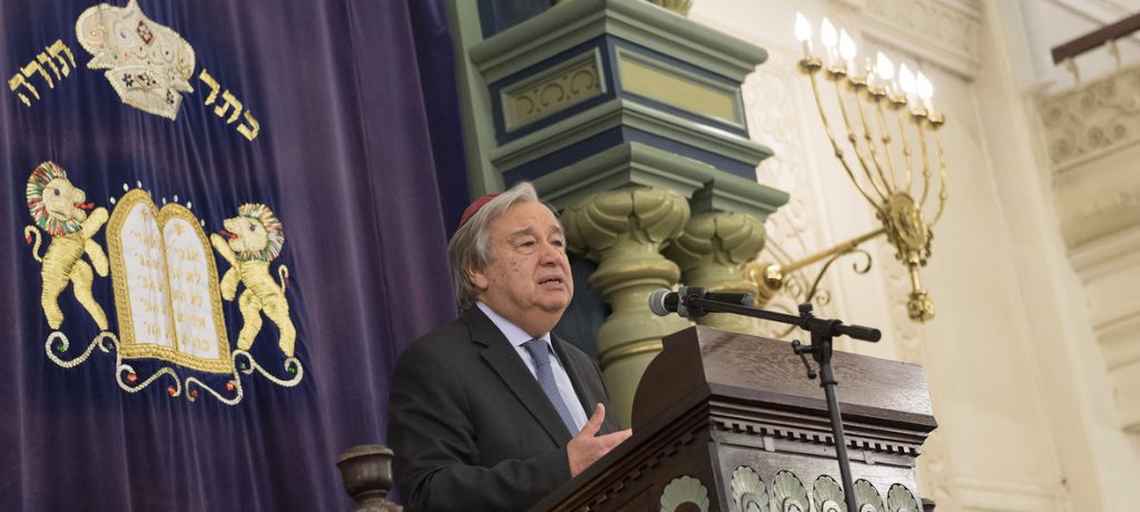 Secretário-geral da ONU, António Guterres (Foto: ONU/Rick Bajornas) Secretário-geral da ONU, António Guterres