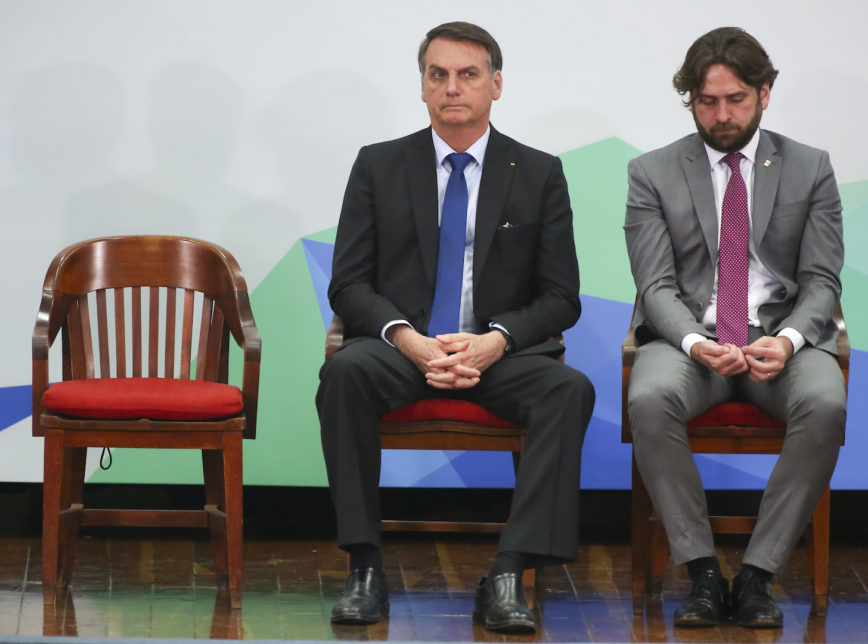 Bolsonaro e Santini (Foto: PR) Bolsonaro e Santini