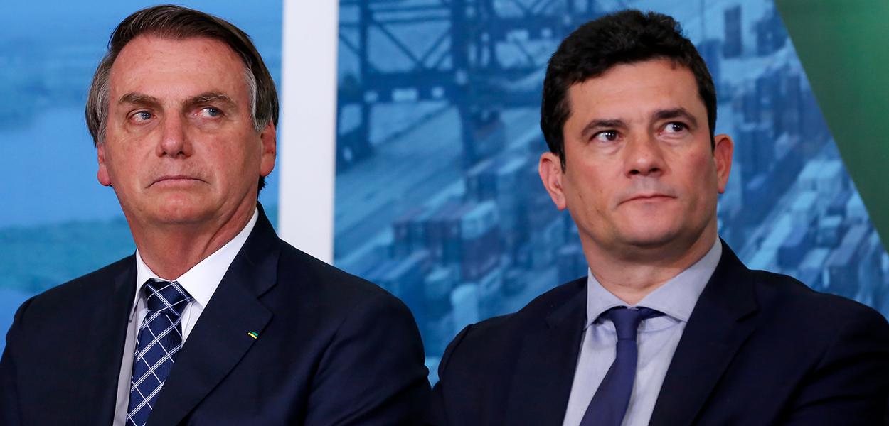 Jair Bolsonaro e Sergio Moro (Foto: PR) Jair Bolsonaro e Sergio Moro