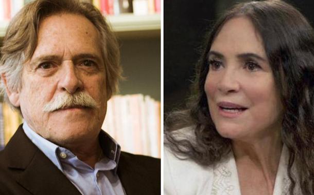 Zé de Abreu e Regina Duarte (Foto: Reprodução) Zé de Abreu e Regina Duarte