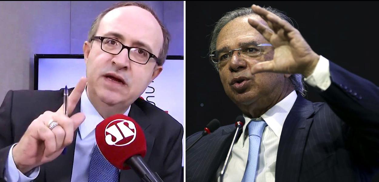 Guedes e Bolsonaro têm de falar grosso também com grandes. (Foto: Reprodução | ABr) Guedes e Bolsonaro têm de falar grosso também com grandes.