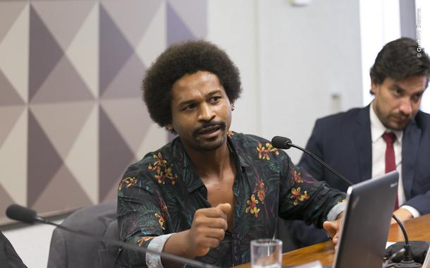 Hans River na CPMI das Fake News (Foto: Gustavo Bezerra) Hans River na CPMI das Fake News