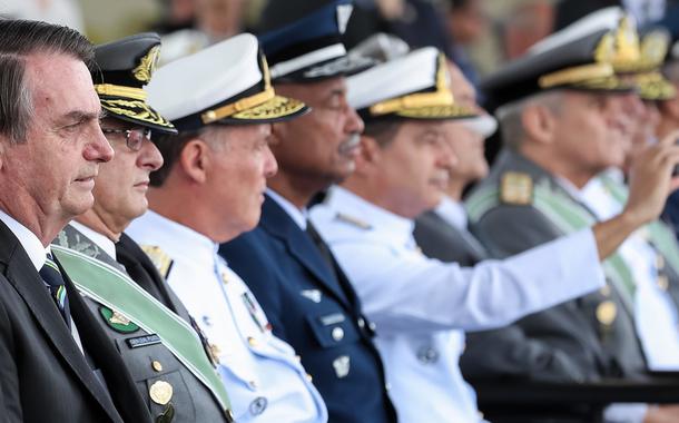 Jair Bolsonaro durante Cerimônia Comemorativa do Dia do Exército, com a Imposição da Ordem do Mérito Militar e da Medalha do Exército Brasileiro. (Foto: Marcos Corrêa/PR) Jair Bolsonaro durante Cerimônia Comemorativa do Dia do Exército, com a Imposição da Ordem do Mérito Militar e da Medalha do Exército Brasileiro.