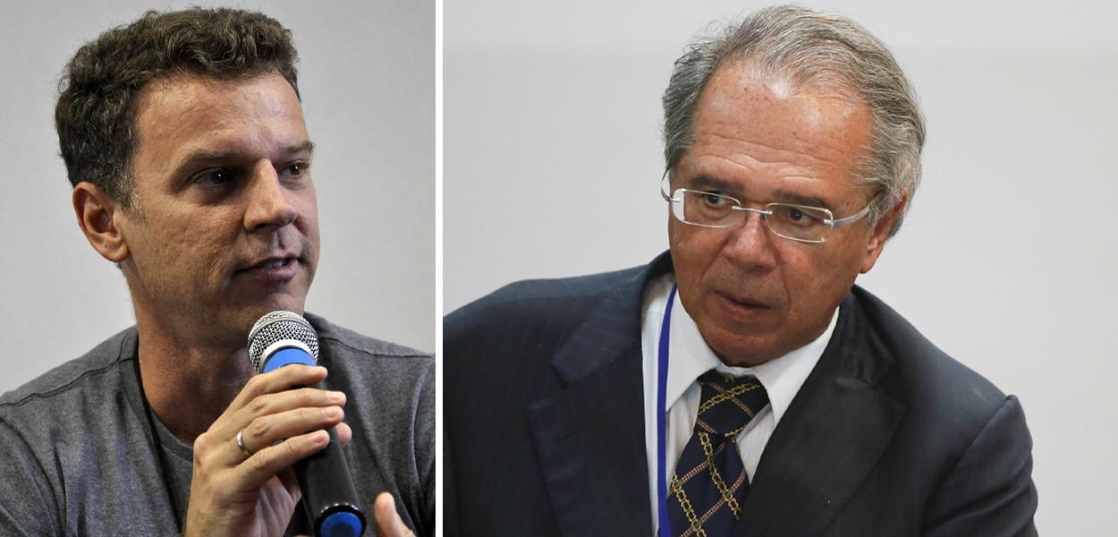Eduardo Moreira e Paulo Guedes (Foto: Felipe Gonçalves/247 | ABr) Eduardo Moreira e Paulo Guedes