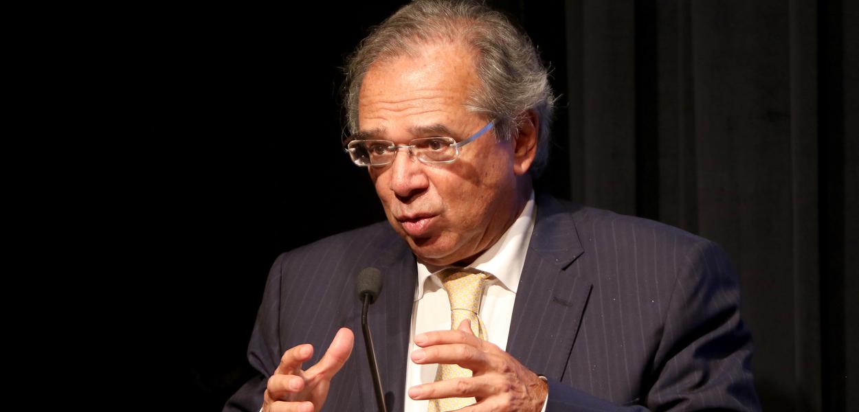 O ministro da Economia, Paulo Guedes, faz palestra de encerramento do Seminário de Abertura do Legislativo de 2020 (Foto: Wilson Dias/Agência Brasil) O ministro da Economia, Paulo Guedes, faz palestra de encerramento do Seminário de Abertura do Legislativo de 2020