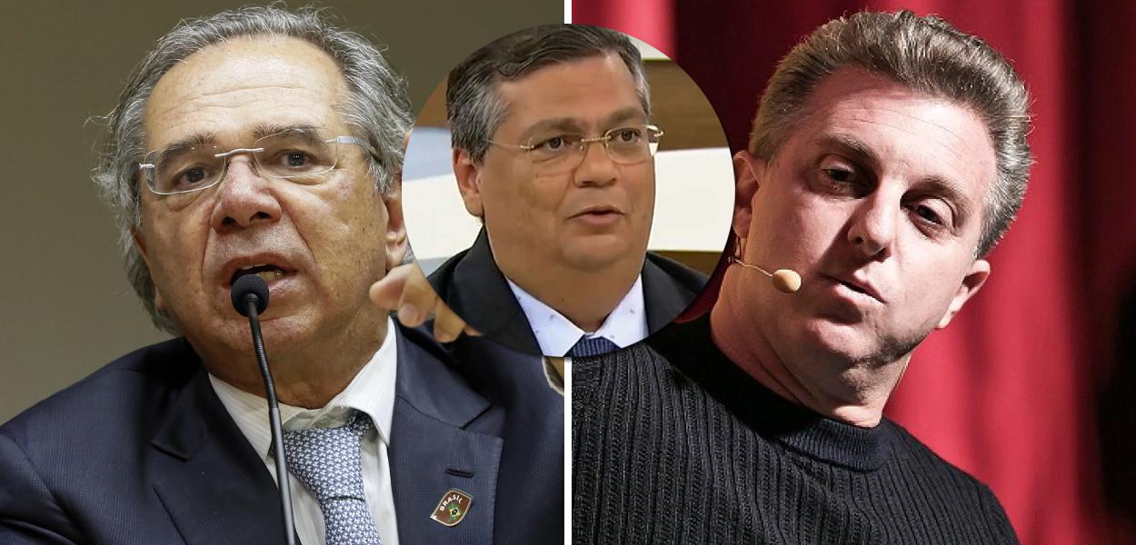 Huck, Guedes, Dino (Foto: Huck, Guedes, Dino) Huck, Guedes, Dino