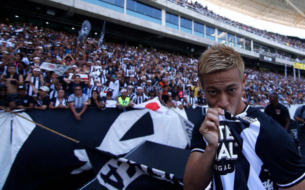 Jogador Honda, do Botafogo (Foto: Vítor Silva / Botafogo) Jogador Honda, do Botafogo