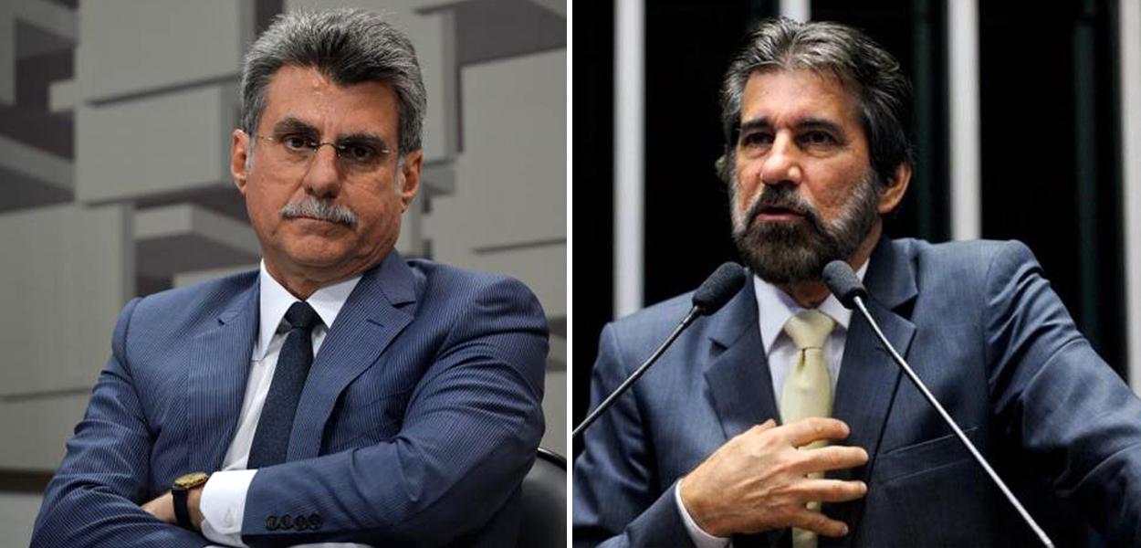 Romero Jucá (RR) e Valdir Raupp (RO). (Foto: Divulgação) Romero Jucá (RR) e Valdir Raupp (RO).