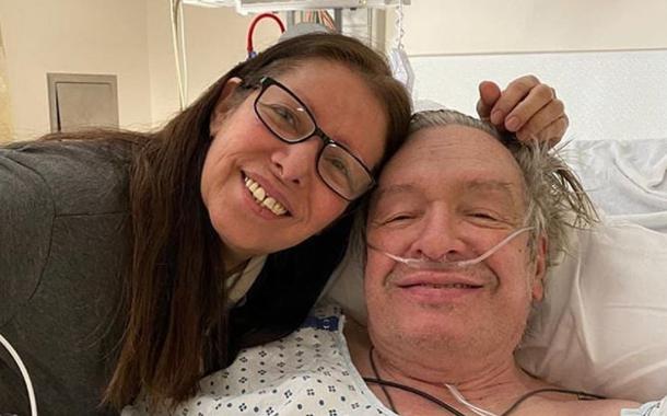 Olavo de Carvalho no hospital (Foto: Reprodução Instagram) Olavo de Carvalho no hospital
