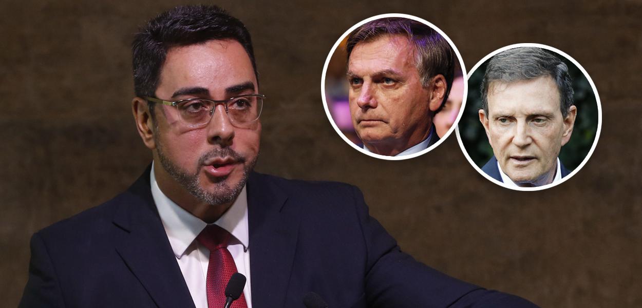 Marcelo Bretas, Jair Bolsonaro e Marcelo Crivella (Foto: ABr | PR) Marcelo Bretas, Jair Bolsonaro e Marcelo Crivella