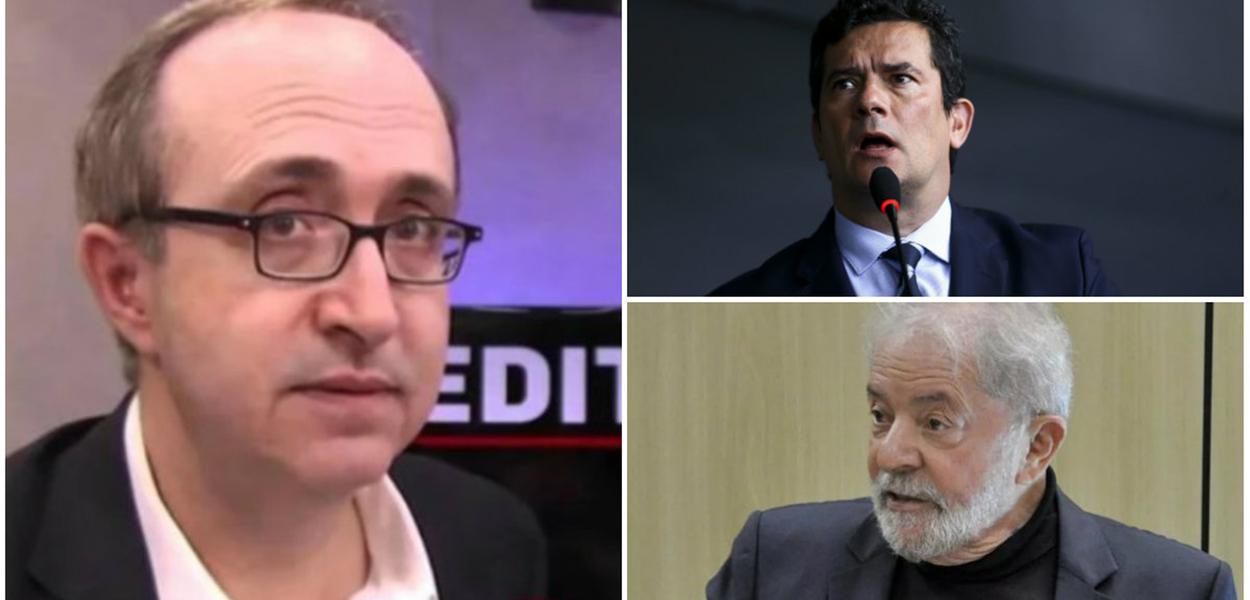 Jornalista analisa o caso da Lei de Segurança Nacional envolvendo Sérgio Moro e Lula (Foto: Dir.: em cima (ABR) / embaixo (Felipe Gonçalves-247)) Jornalista analisa o caso da Lei de Segurança Nacional envolvendo Sérgio Moro e Lula