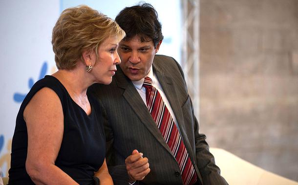Marta Suplicy e Fernando Haddad