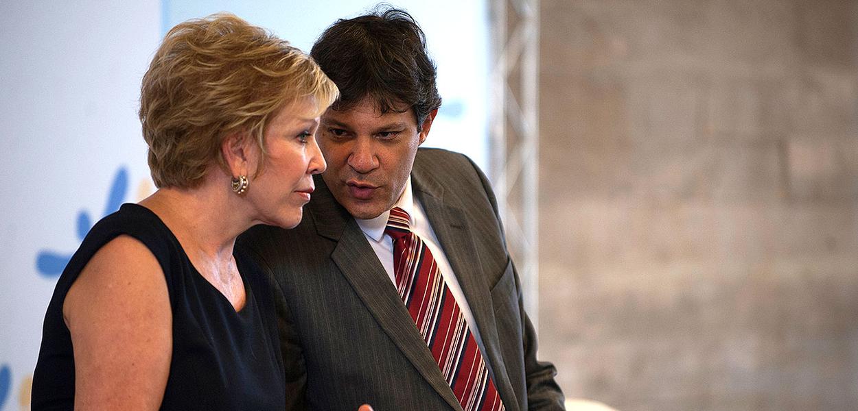 Marta Suplicy e Fernando Haddad (Foto: Marcelo Camargo / Agência Brasil) Marta Suplicy e Fernando Haddad