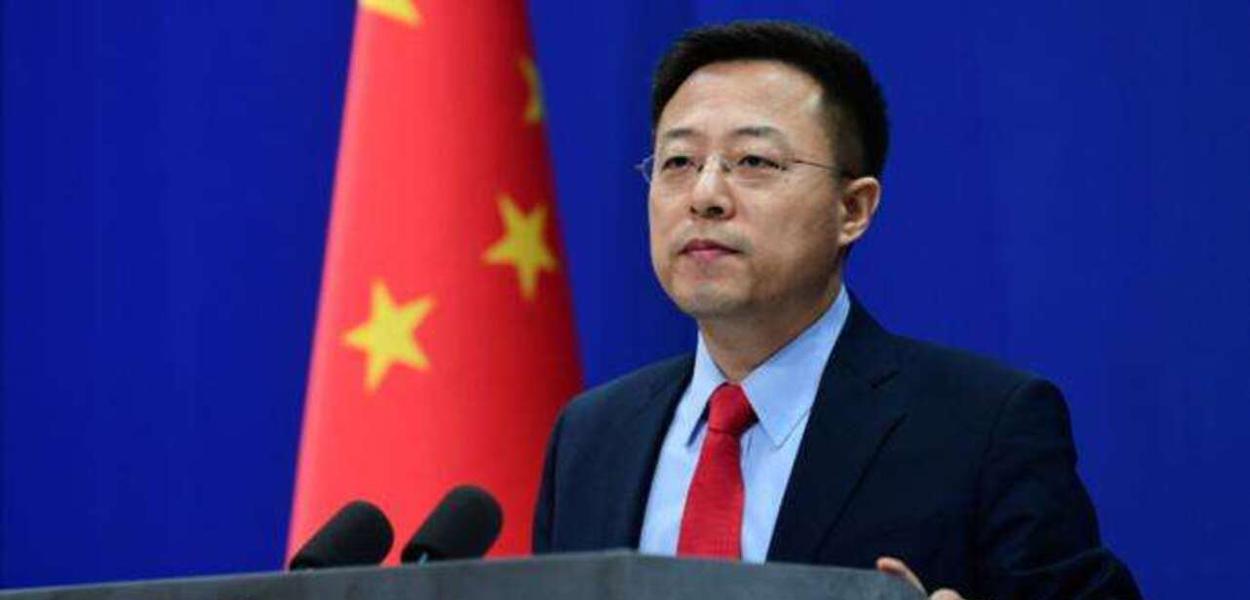Zhao Lijian, porta-voz da Chancelaria chinesa (Foto: Diário do Povo) Zhao Lijian, porta-voz da Chancelaria chinesa
