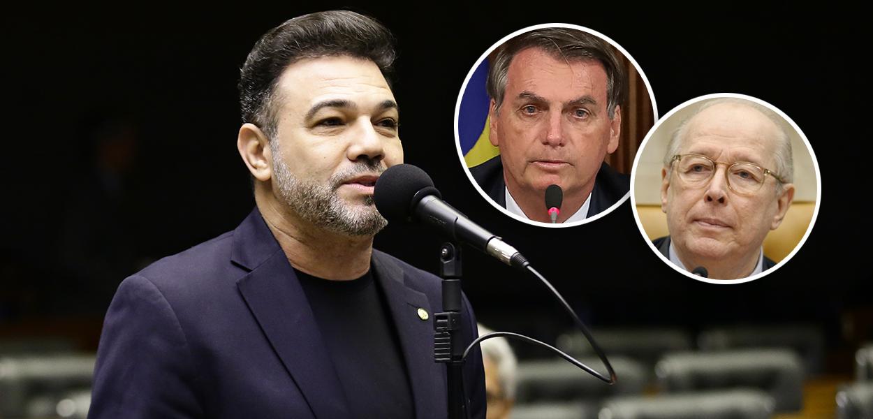 Marco Feliciano; Jair Bolsonaro e Celso de Mello (Foto: Michel Jesus/ Câmara dos Deputados | PR | STF) Marco Feliciano; Jair Bolsonaro e Celso de Mello