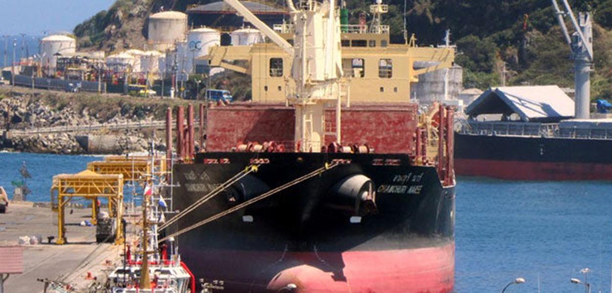 Morre tripulante de navio com bandeira tailandesa no Pará (Foto: Reprodução) Morre tripulante de navio com bandeira tailandesa no Pará