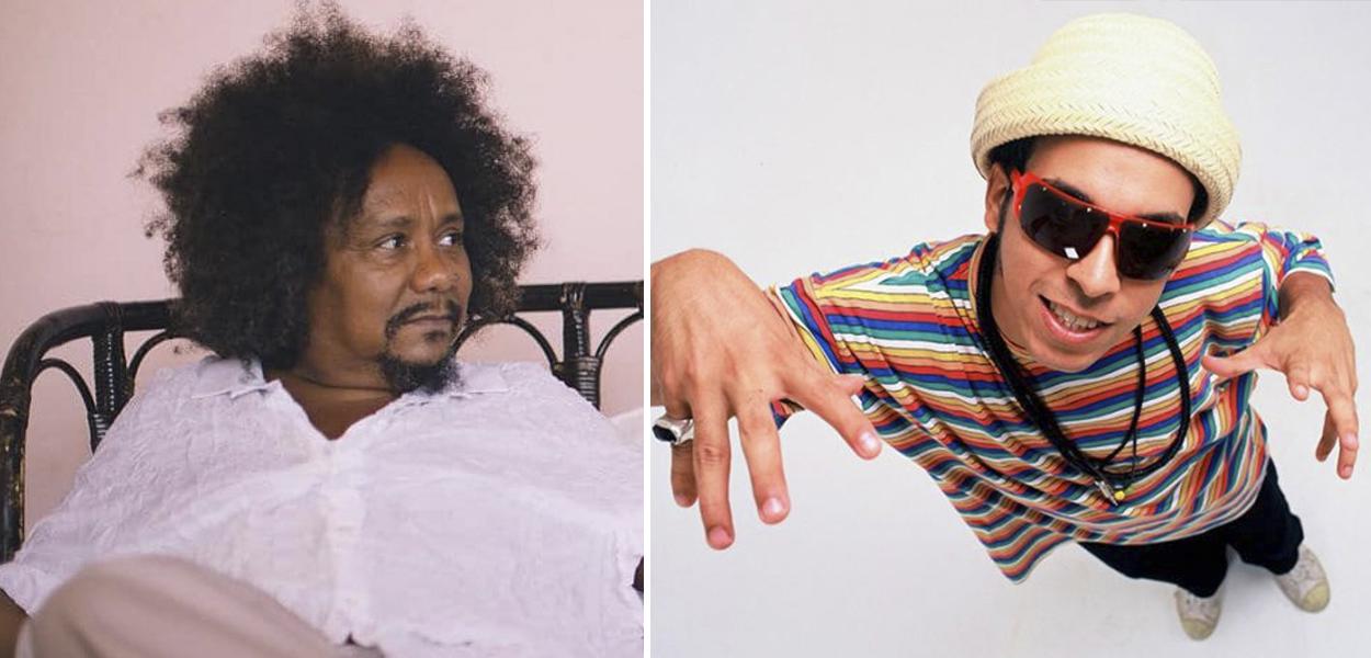 Chico César e Chico Science (Foto: Reprodução) www.brasil247.com - Chico César e Chico Science