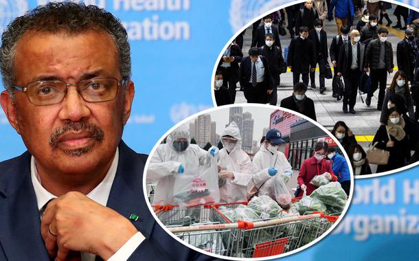 Diretor-geral da OMS, Tedros Adhanom Ghebreyesus, durante entrevista coletiva em Genebra (Foto: REUTERS) Diretor-geral da OMS, Tedros Adhanom Ghebreyesus, durante entrevista coletiva em Genebra
