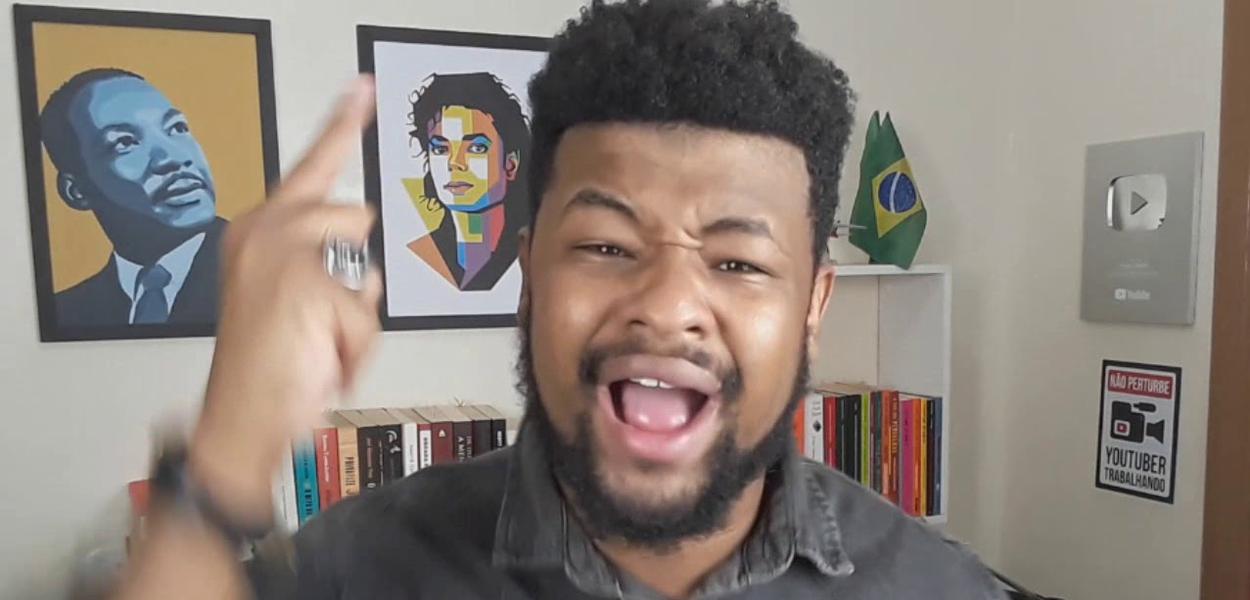 Youtuber Ícaro Teixeira (Foto: Reprodução) Youtuber Ícaro Teixeira