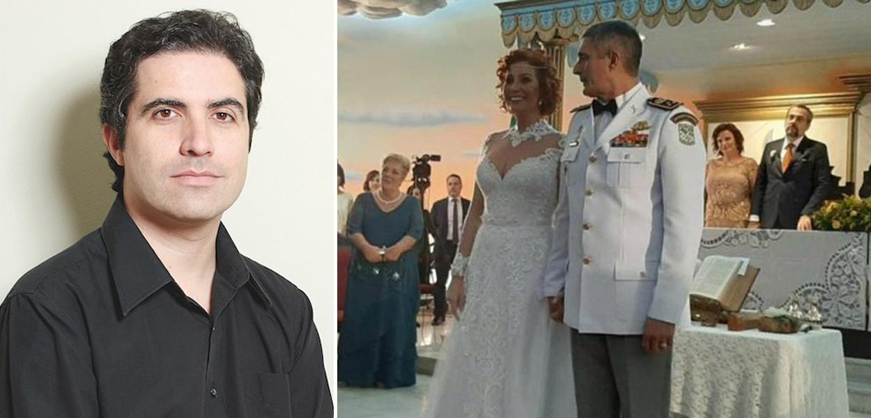 Bernardo Mello Franco; Carla Zambelli e coronel Aginaldo de Oliveira (Foto: Reprodução) Bernardo Mello Franco; Carla Zambelli e coronel Aginaldo de Oliveira