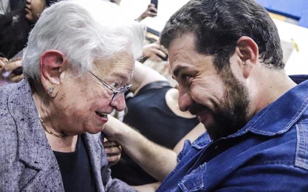 Luiza Erundina e Guilherme Boulos (Foto: Reprodução/Twitter) Luiza Erundina e Guilherme Boulos