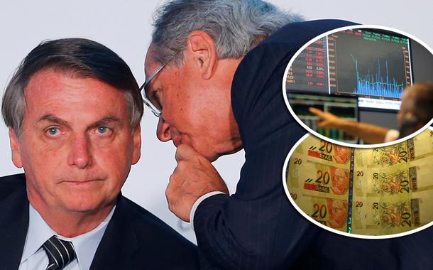 Jair Bolsonaro e ministro Paulo Guedes