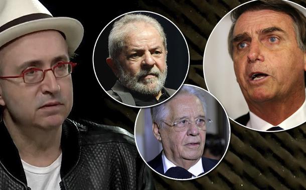Reinaldo Azevedo, Lula, Fernando Henrique Cardoso e Jair Bolsonaro