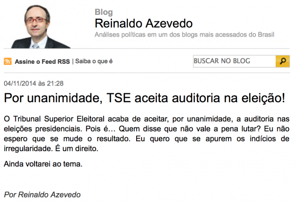 Reinaldo Azevedo