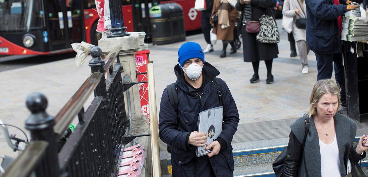 Reino Unido tem o maior número de óbitos desde o início da pandemia na Europa (Foto: Reuters) Reino Unido tem o maior número de óbitos desde o início da pandemia na Europa