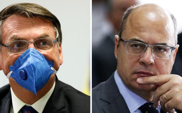 Jair Bolsonaro e Wilson Witzel (Foto: Isac Nóbrega/PR | Agência Brasil/José Cruz) Jair Bolsonaro e Wilson Witzel
