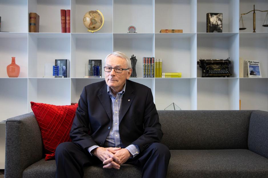 Membro mais antigo do COI, canadense Dick Pound (Foto: Reuters) Membro mais antigo do COI, canadense Dick Pound
