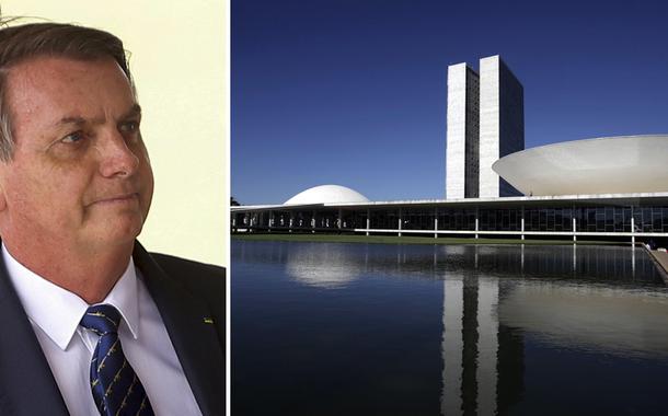 Jair Bolsonaro e Congresso Nacional (Foto: Reuters) Jair Bolsonaro e Congresso Nacional