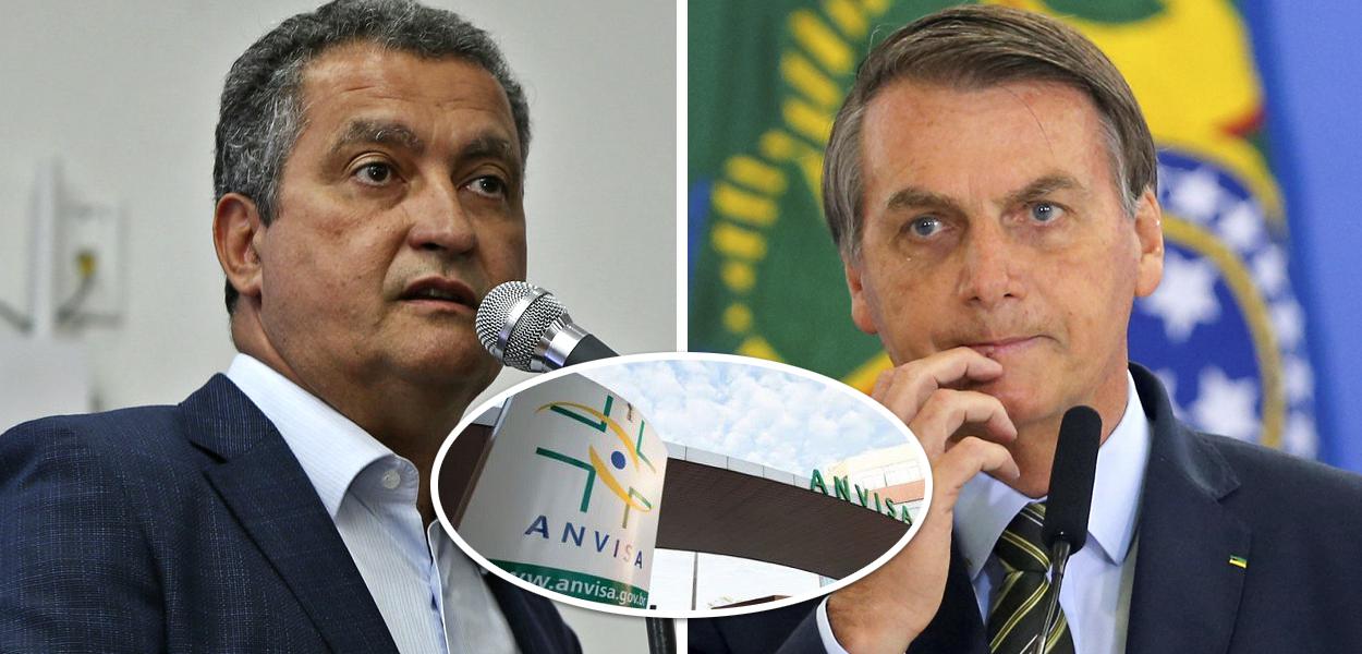 Rui Costa e Jair Bolsonaro (Foto: Camila Souza/GOVBA | ASCOM | Reuters) Rui Costa e Jair Bolsonaro
