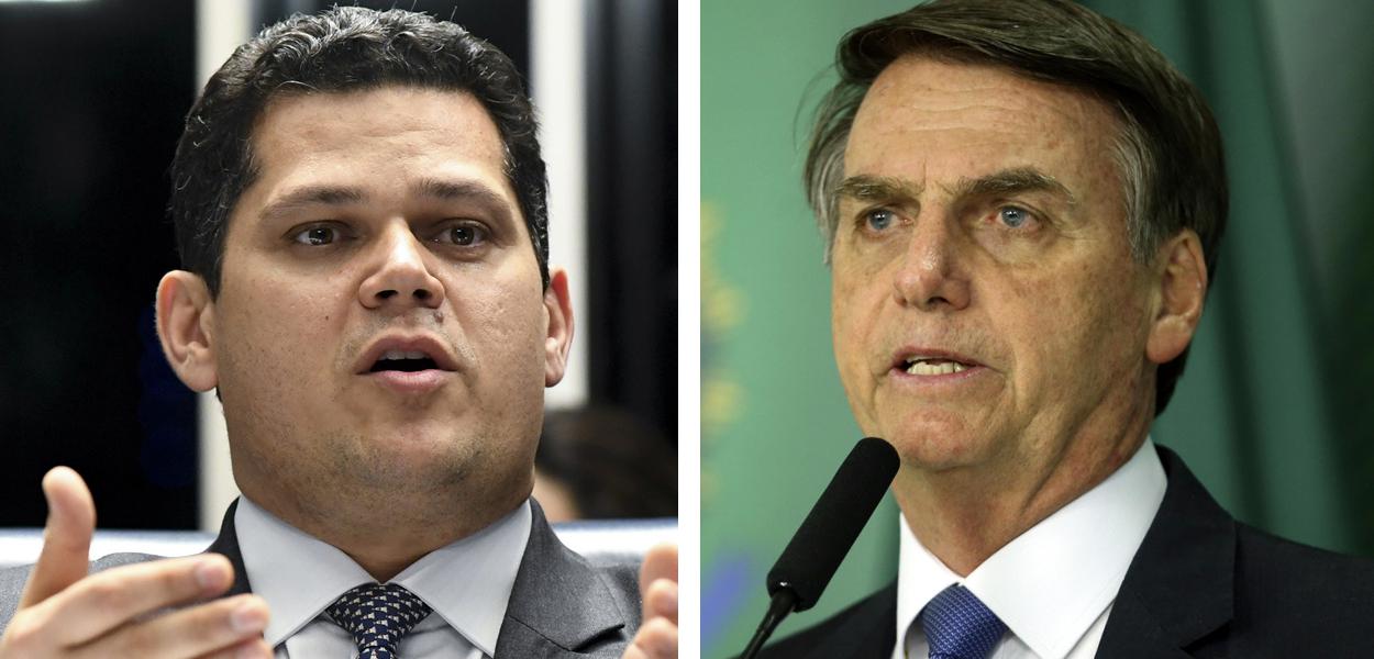 Presidente do Senado, Davi Alcolumbre, e Jair Bolsonaro (Foto: Agência Brasil) Presidente do Senado, Davi Alcolumbre, e Jair Bolsonaro