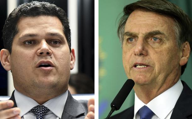 Presidente do Senado, Davi Alcolumbre, e Jair Bolsonaro (Foto: Agência Brasil) Presidente do Senado, Davi Alcolumbre, e Jair Bolsonaro