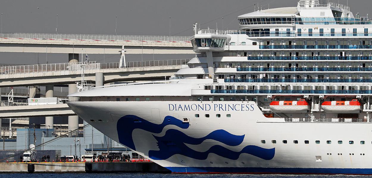 Cruzeiro Diamond Princess (Foto: Reuters) Cruzeiro Diamond Princess
