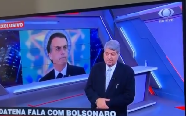 Jair Bolsonaro e Luiz Datena (Foto: Reprodução) Jair Bolsonaro e Luiz Datena