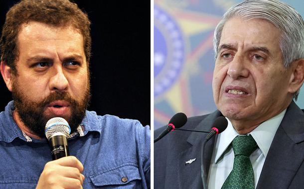 Guilherme Boulos e General Heleno (Foto: 247 | Marcos Corrêa/PR) Guilherme Boulos e General Heleno