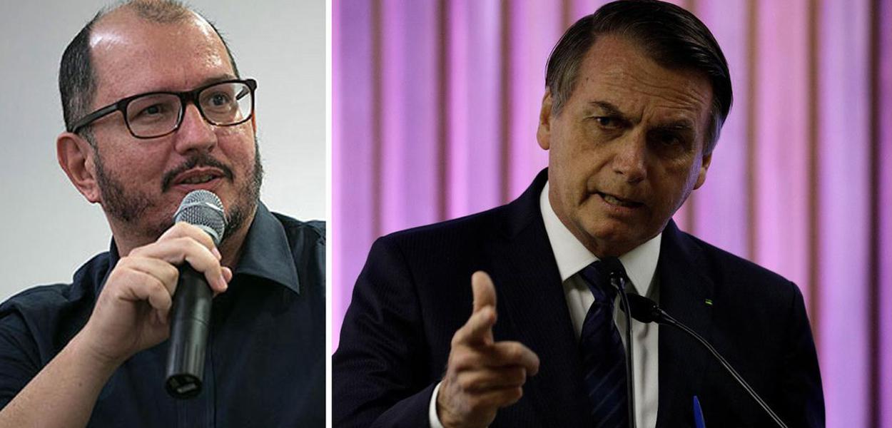 Celso Rocha de Barros e Jair Bolsonaro (Foto: Reprodução | PR) Celso Rocha de Barros e Jair Bolsonaro