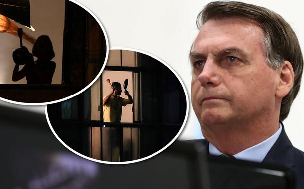 Panelaço; Jair Bolsonaro (Foto: Reuters | PR) Panelaço; Jair Bolsonaro