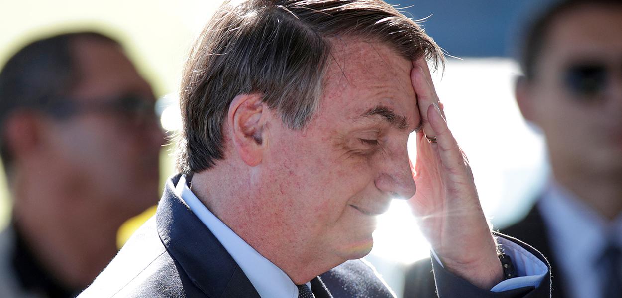 Presidente Jair Bolsonaro na saída do Palácio da Alvorada (Foto: REUTERS/Ueslei Marcelino) Presidente Jair Bolsonaro na saída do Palácio da Alvorada