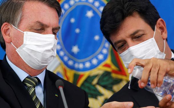 Jair Bolsonaro e Luiz Henrique Mandetta (Foto: ADRIANO MACHADO/REUTERS) Jair Bolsonaro e Luiz Henrique Mandetta