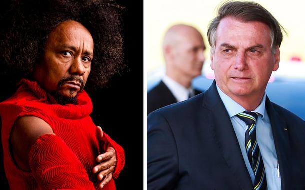 Chico César e Jair Bolsonaro (Foto: Divulgação | ABR) Chico César e Jair Bolsonaro