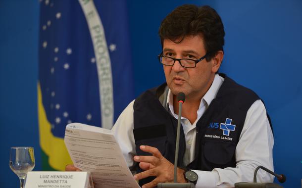 O ministro da Saúde, Luiz Henrique Mandetta; participa de coletiva de imprensa no Palácio do Planalto, sobre as ações de enfrentamento ao covid-19 no país (Foto: Marcello Casal JrAgência Brasil) O ministro da Saúde, Luiz Henrique Mandetta; participa de coletiva de imprensa no Palácio do Planalto, sobre as ações de enfrentamento ao covid-19 no país