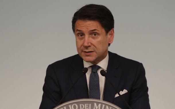 Giuseppe Conte, primeiro-ministro da Itália (Foto: Sputnik) Giuseppe Conte, primeiro-ministro da Itália