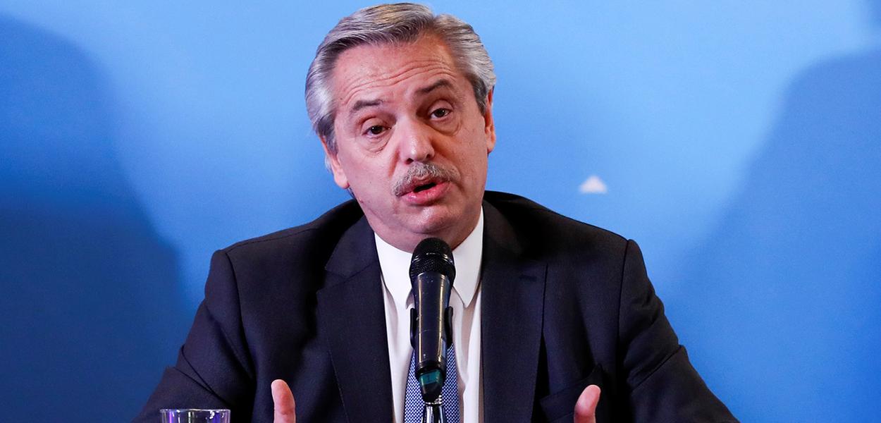 Alberto Fernández, presidente da Argentina (Foto: Reuters/Agustin Marcarian) Alberto Fernández, presidente da Argentina