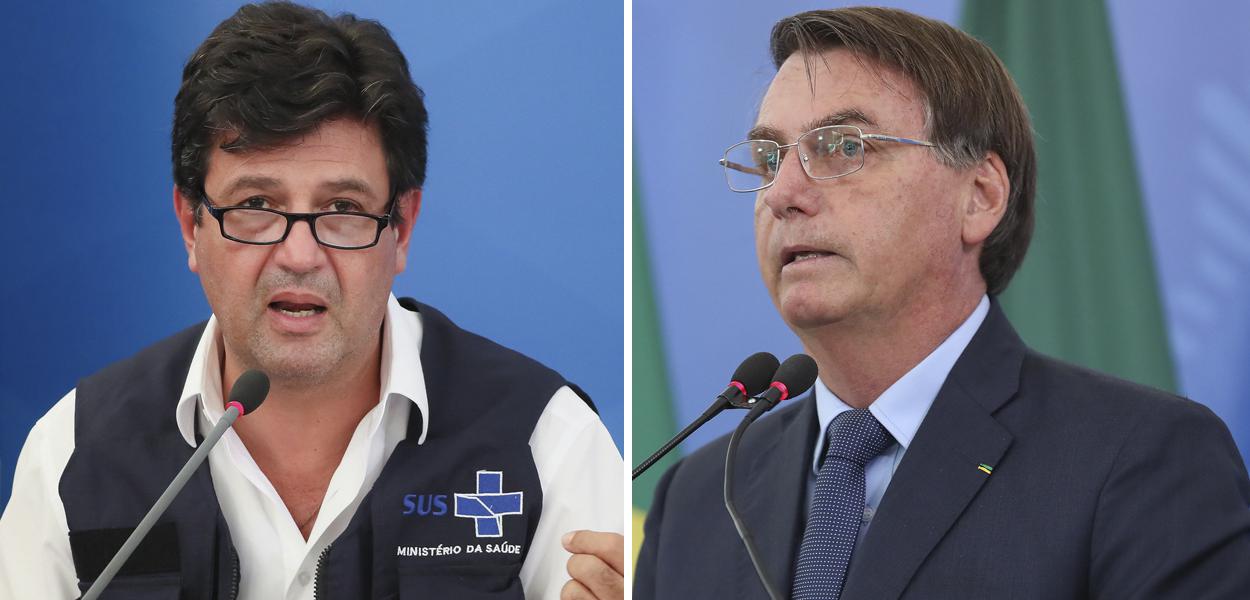 Luiz Henrique Mandetta e Jair Bolsonaro (Foto: PR) Luiz Henrique Mandetta e Jair Bolsonaro