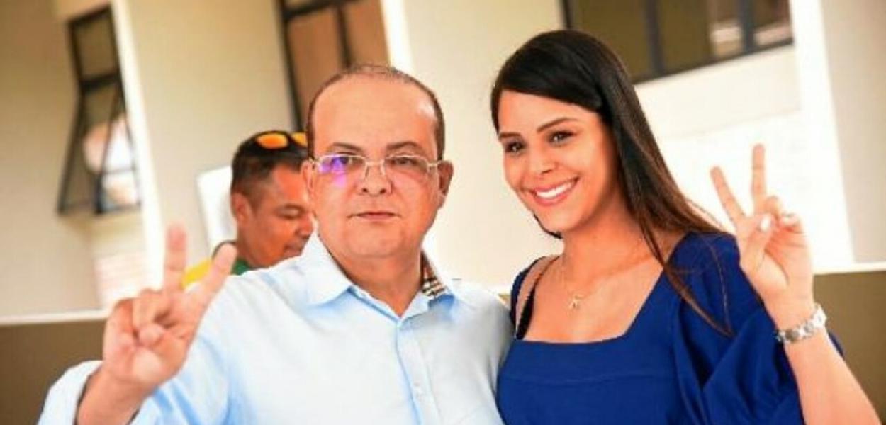 Ibaneis Rocha e Mayara Noronha (Foto: Reprodução) Ibaneis Rocha e Mayara Noronha