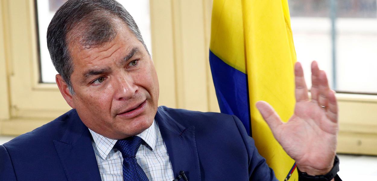 Ex-presidente do Equador Rafael Correa (Foto: FRANCOIS LENOIR/REUTERS) Ex-presidente do Equador Rafael Correa