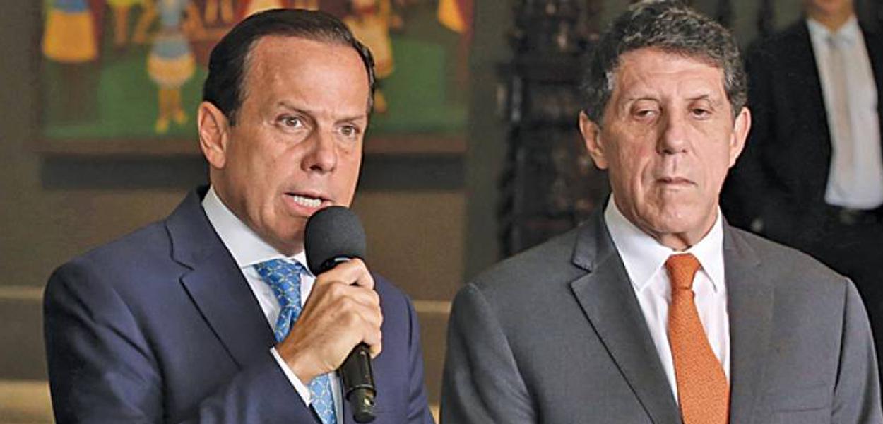 João Doria e David Uip (Foto: GovSP) João Doria e David Uip